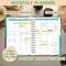 2025-2026 Planner, 12-Month Daily Weekly Monthly Planner from JUL.2025 to JUN.2026, 8.4" X 6", Spiral Notebook with Stickers, Elastic Closure, Inner Pocket for Office School Supplies